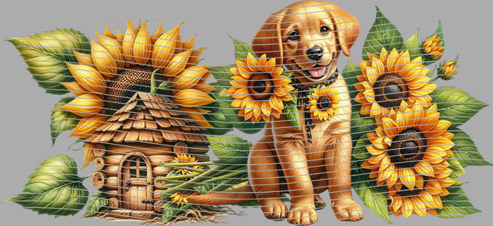 16oz Sunflower Girl-SU-38